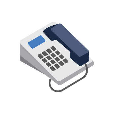 telephone Vector illustration on a transparent background. Premium quality symbols. Flat icons for concept and graphic design.のイラスト素材