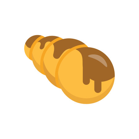 cream Vector illustration on a transparent background. Premium quality symbols. Flat icons for concept and graphic design.のイラスト素材