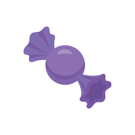 candy Vector illustration on a transparent background. Premium quality symbols. Flat icons for concept and graphic design.のイラスト素材