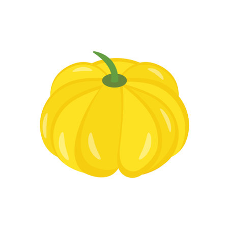 pumpkin Vector illustration on a transparent background. Premium quality symbols. Flat icons for concept and graphic design.のイラスト素材