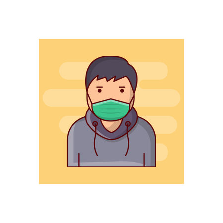avatar Vector illustration on a transparent background. Premium quality symmbols. Vector line flat icons for concept and graphic design.のイラスト素材