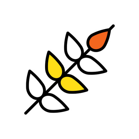 grain Vector illustration on a transparent background. Premium quality symmbols. Line Color vector icons for concept and graphic design.のイラスト素材