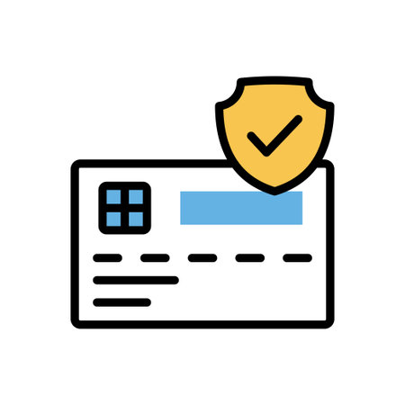 card Vector illustration on a transparent background. Premium quality symmbols. Line Color vector icons for concept and graphic design.のイラスト素材