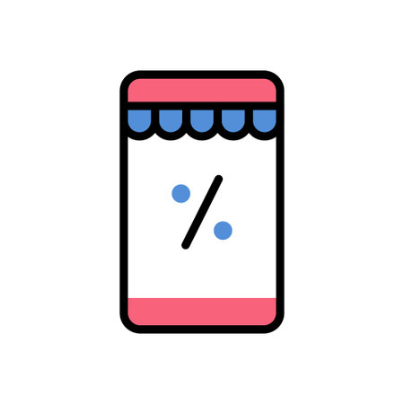 mobile Vector illustration on a transparent background. Premium quality symmbols. Line Color vector icons for concept and graphic design.のイラスト素材