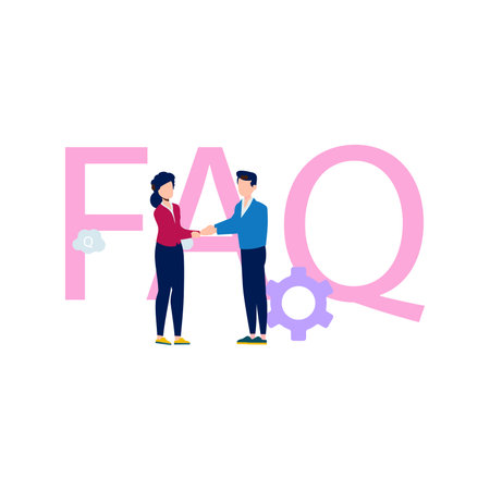 The boy and the girl are dealing.のイラスト素材