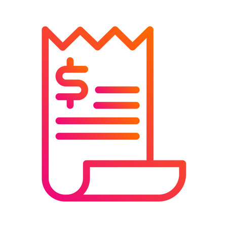 Invoice Vector Icon design Illustrationのイラスト素材