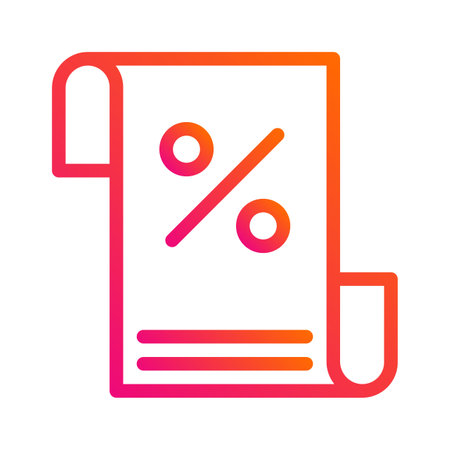 Discount Vector Icon design Illustrationのイラスト素材