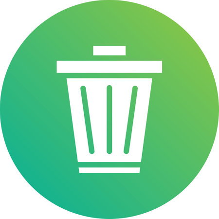 Trash Vector Icon design Illustrationのイラスト素材