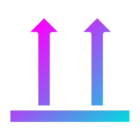 Fragile Vector Icon design Illustrationのイラスト素材