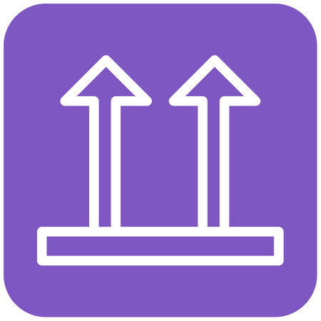 Fragile Vector Icon design Illustrationのイラスト素材