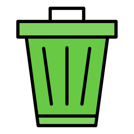 Trash Vector Icon design Illustrationのイラスト素材