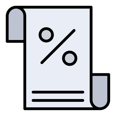 Discount Vector Icon design Illustrationのイラスト素材