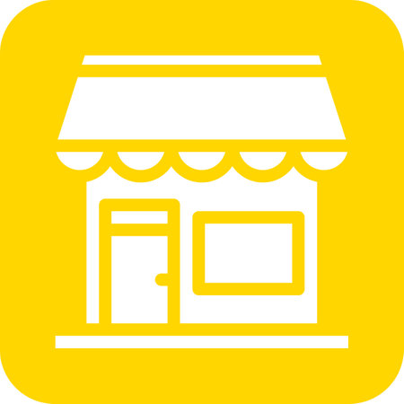 Shop Vector Icon design Illustrationのイラスト素材