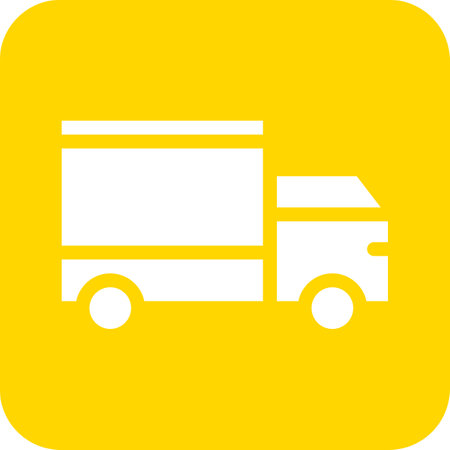 Delivery Truck Vector Icon design Illustrationのイラスト素材