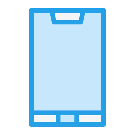 Mobile Phone Vector Icon Design Illustrationのイラスト素材