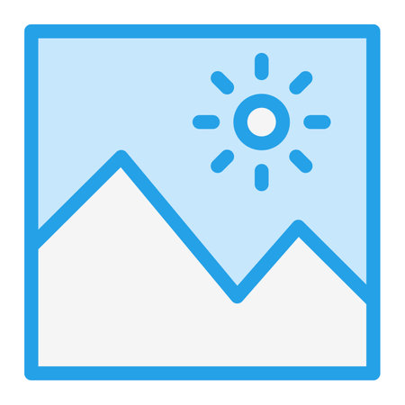 Picture Vector Icon Design Illustrationのイラスト素材