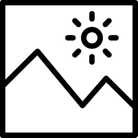 Picture Vector Icon Design Illustrationのイラスト素材