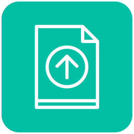 Upload Vector Icon Design Illustrationのイラスト素材