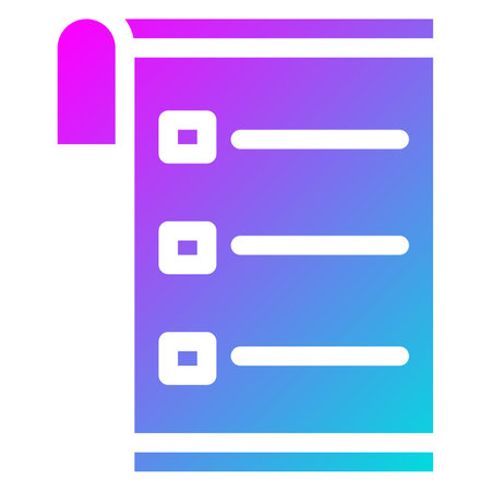 List Vector Icon Design Illustrationのイラスト素材