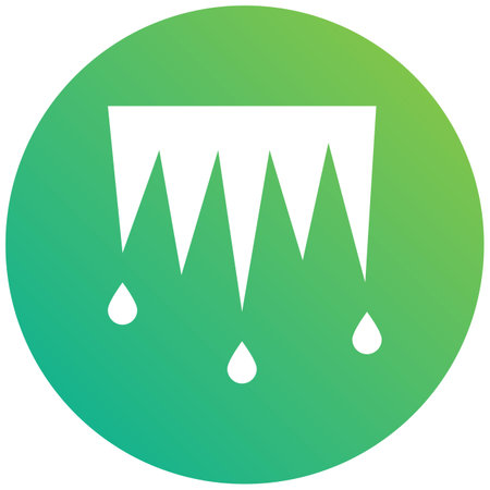 Icicles Vector Icon Design Illustrationのイラスト素材