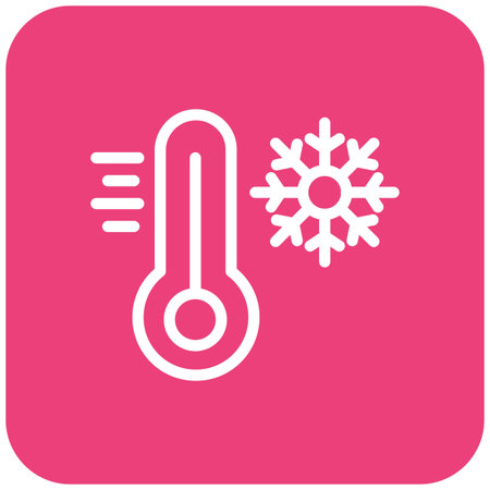 Cold Vector Icon Design Illustration