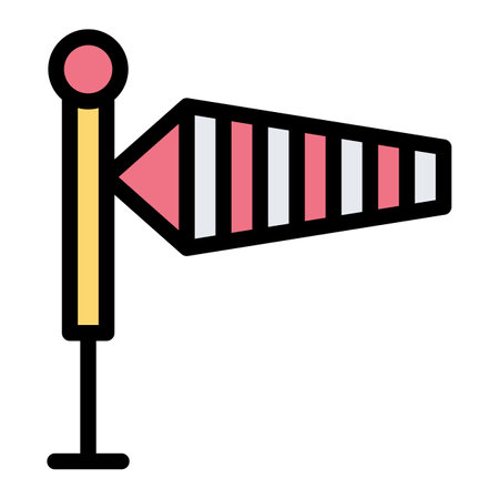 Wind Sign Vector Icon Design Illustrationのイラスト素材