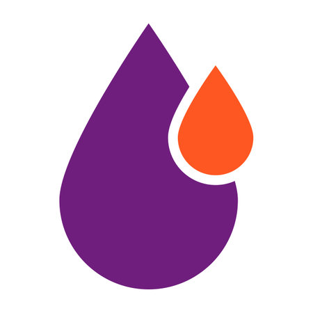 Water Drop Vector Icon Design Illustrationのイラスト素材