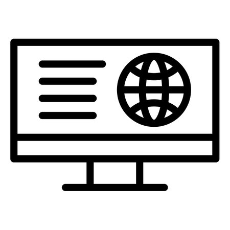 Online Business Vector Icon Design Illustrationのイラスト素材