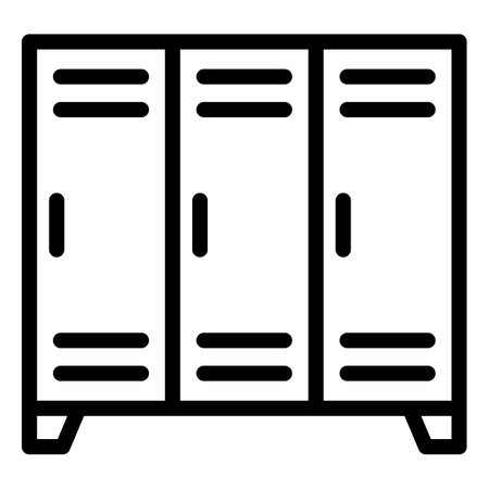 Lockers Vector Icon Design Illustrationのイラスト素材