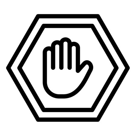 Ad Block Vector Icon Design Illustrationのイラスト素材