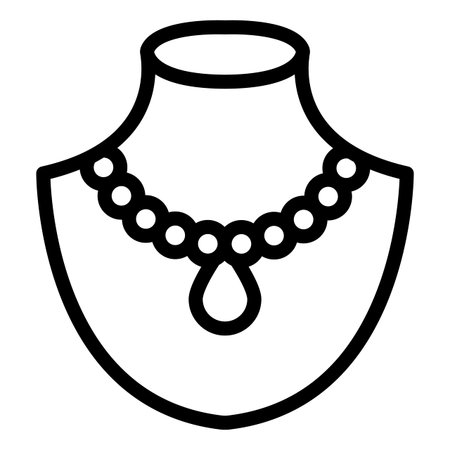 Necklace Vector Icon Design Illustrationのイラスト素材
