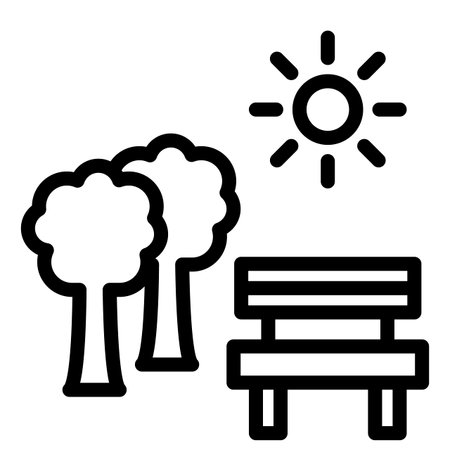 Park Vector Icon Design Illustrationのイラスト素材