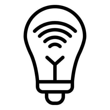 Smart bulb Vector Icon Design Illustrationのイラスト素材