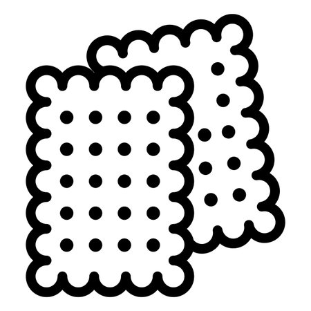 Biscuit Vector Icon Design Illustrationのイラスト素材