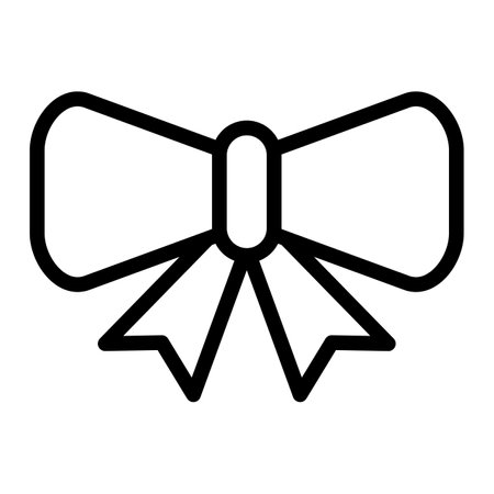Bow Vector Icon Design Illustrationのイラスト素材