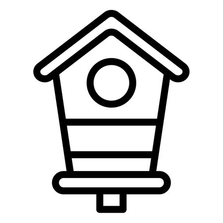 Bird house Vector Icon Design Illustrationのイラスト素材