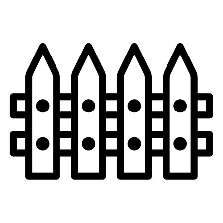 Fence Vector Icon Design Illustrationのイラスト素材