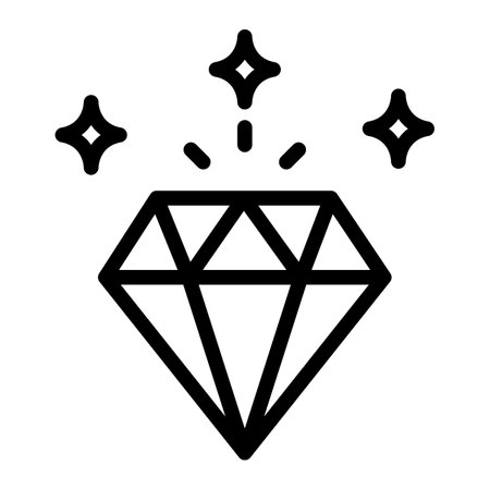 Diamond Vector Icon Design Illustrationのイラスト素材