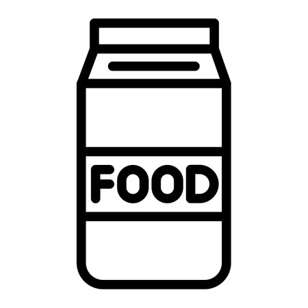 Food package Vector Icon Design Illustrationのイラスト素材