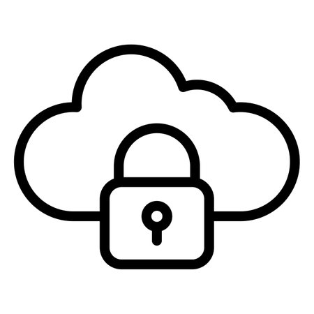 Locked Vector Icon Design Illustrationのイラスト素材