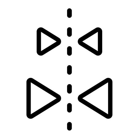 Mirror image Vector Icon Design Illustrationのイラスト素材