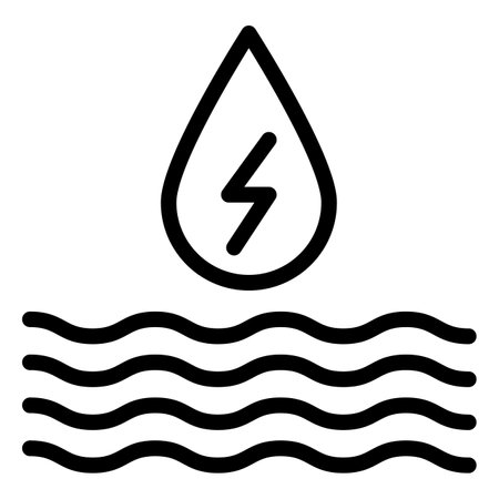 Water energy Vector Icon Design Illustrationのイラスト素材