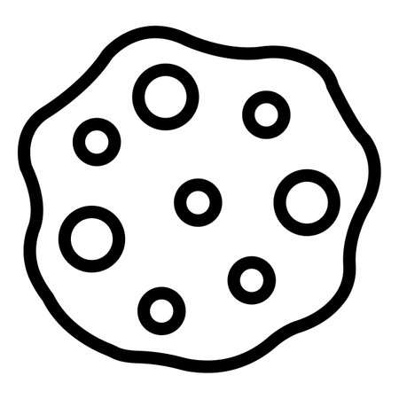 Asteroid Vector Icon Design Illustrationのイラスト素材