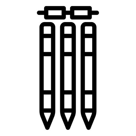 Wickets Vector Icon Design Illustrationのイラスト素材