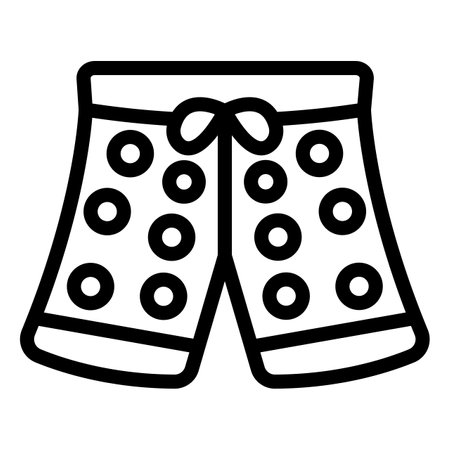 Swim shorts Vector Icon Design Illustrationのイラスト素材
