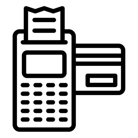 Credit machine Vector Icon Design Illustrationのイラスト素材
