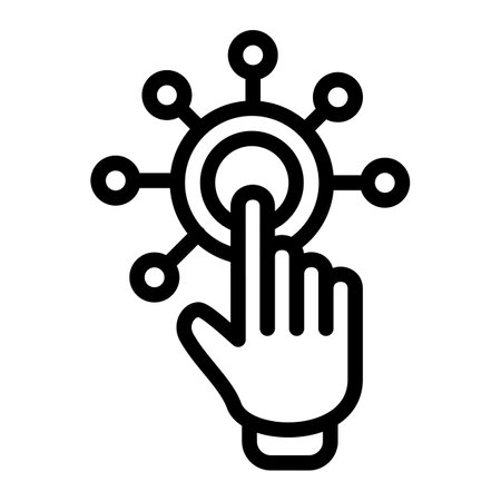 Interactivity Vector Icon Design Illustrationのイラスト素材
