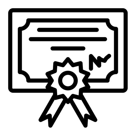 Diploma Vector Icon Design Illustrationのイラスト素材