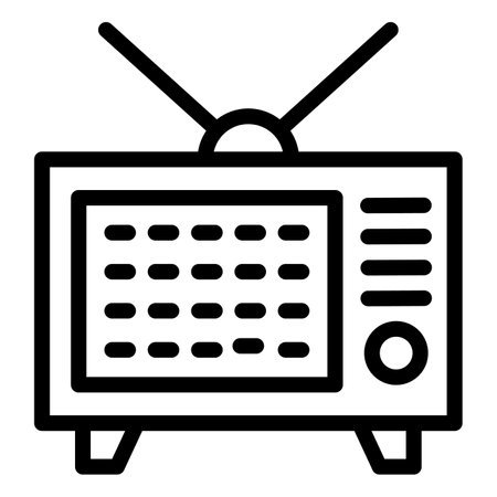 Tv Vector Icon Design Illustrationのイラスト素材