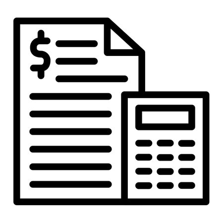 Budget Vector Icon Design Illustrationのイラスト素材